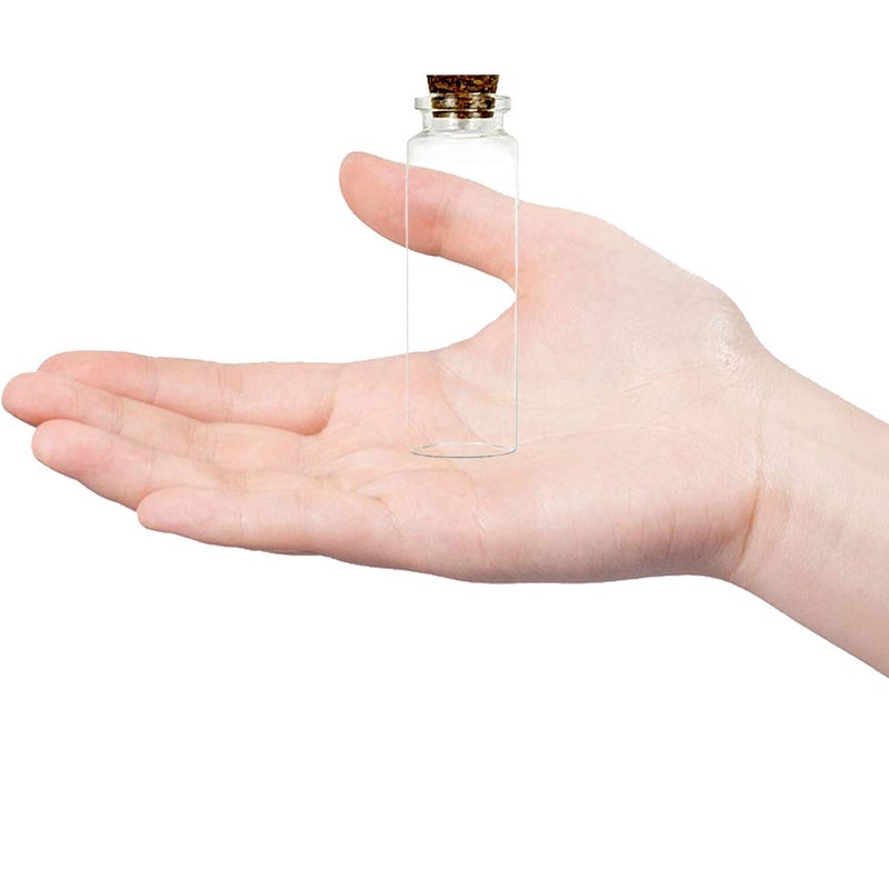 JZMYXA Potion Bottles Mini Glass bottles Jars Wishing Bottles, 20 ML Capacity, 12 Pieces Per Box - Image 3